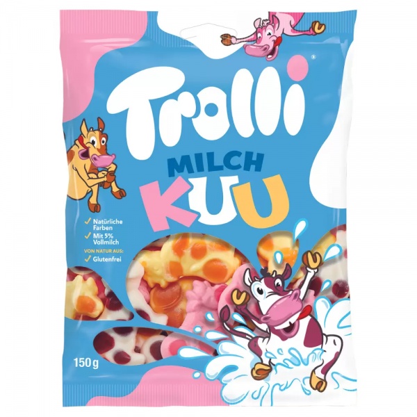 Milk Cows Milch Kuu Gummy Sweets Trolli 150g